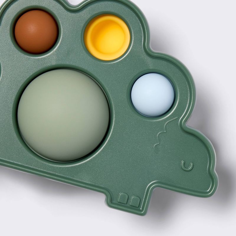 slide 3 of 3, Silicone Pop-it Baby Toy - Dino - Cloud Island™, 1 ct