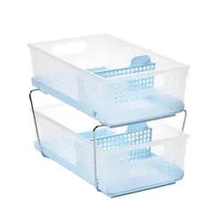 madesmart Large Two Tier Organizer with Dividers