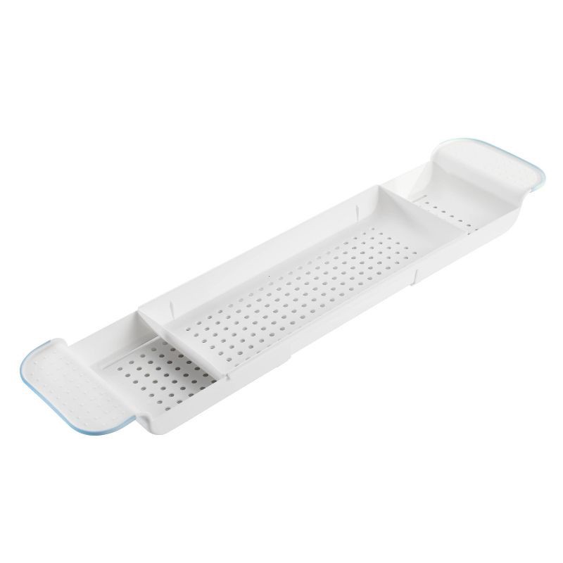 slide 1 of 5, madesmart Expandable Bathtub Tray, 1 ct