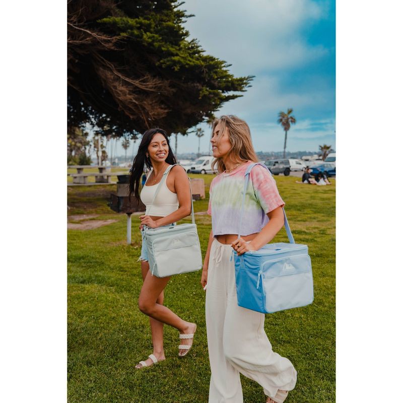 slide 12 of 13, Arctic Zone Essentials 24 Cans Hard Sided Cooler - Eucalyptus: Soft-Sided, PEVA Liner, 24 cans