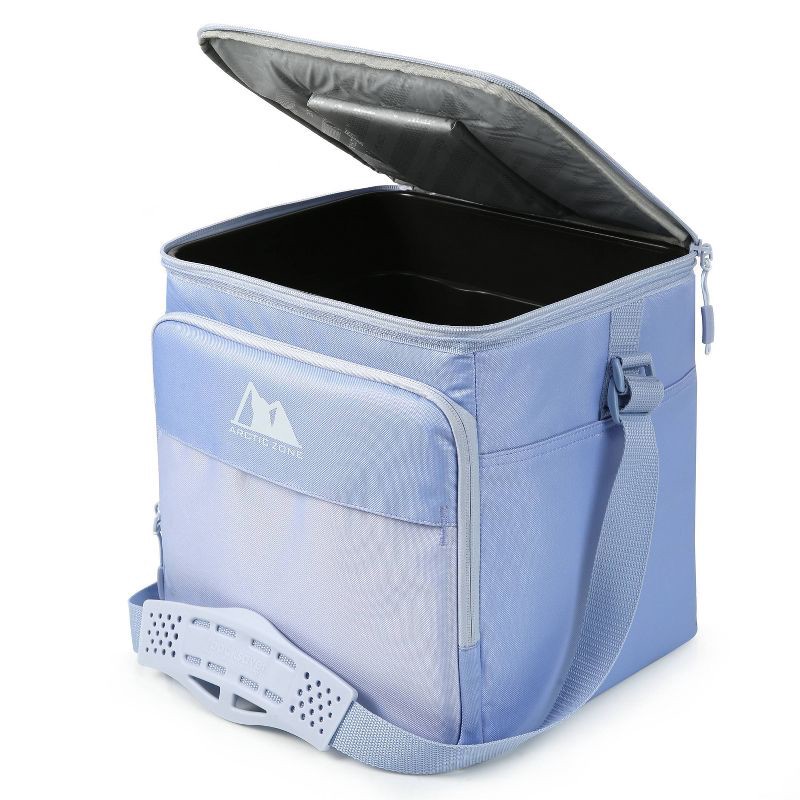 slide 2 of 13, Arctic Zone Essentials 24 Cans Hard Sided Cooler - Pale Periwinkle: Soft-Sided Polyester, 24 cans