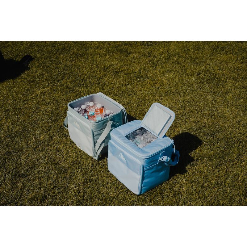 slide 13 of 13, Arctic Zone Essentials 24 Cans Hard Sided Cooler - Pale Periwinkle: Soft-Sided Polyester, 24 cans