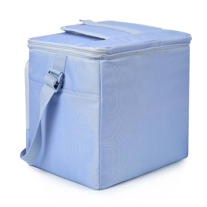 slide 7 of 13, Arctic Zone Essentials 24 Cans Hard Sided Cooler - Pale Periwinkle: Soft-Sided Polyester, 24 cans