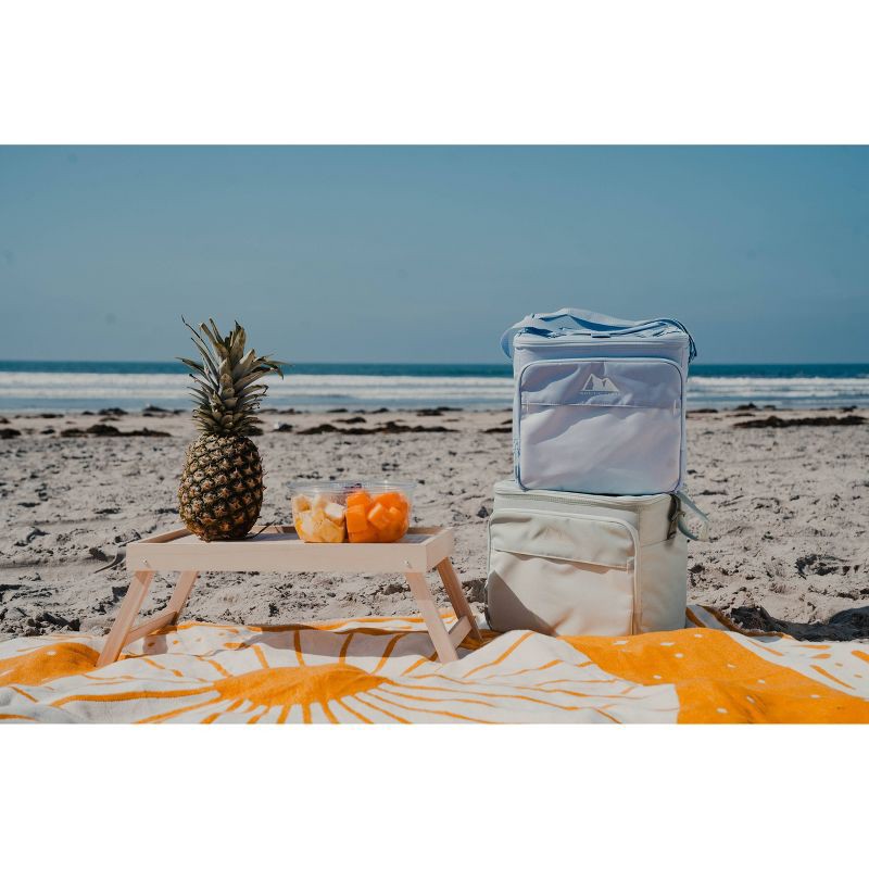 slide 11 of 13, Arctic Zone Essentials 24 Cans Hard Sided Cooler - Pale Periwinkle: Soft-Sided Polyester, 24 cans