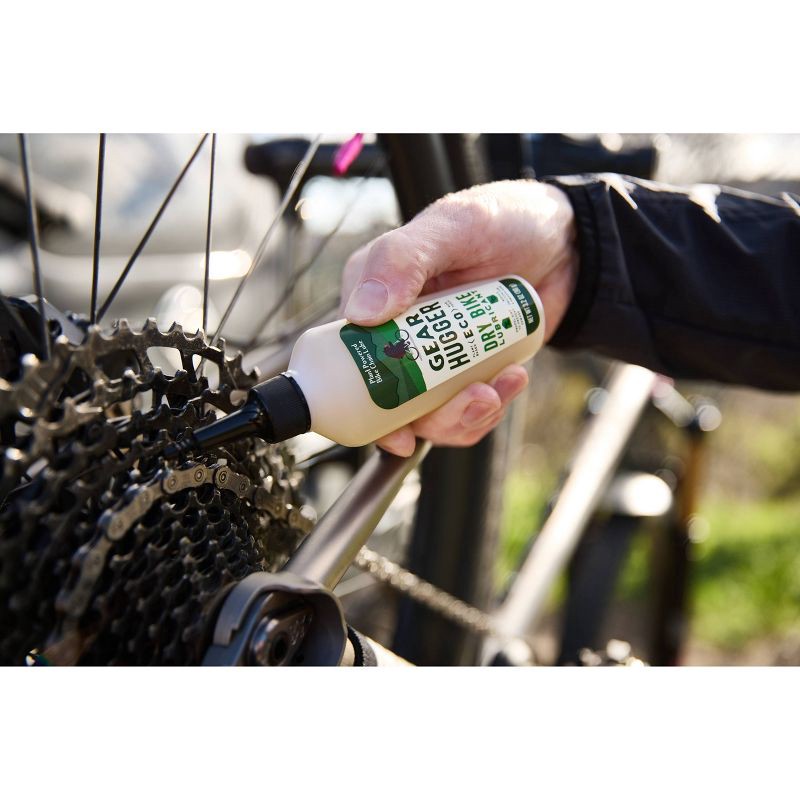 slide 4 of 4, Gear Hugger ECO 3.2oz Dry Bike Lubricant: 50% Recycled Plastic, Bike Maintenance, 3.2 oz