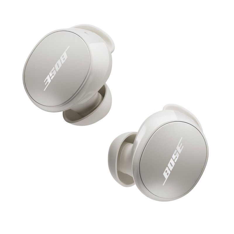 slide 1 of 12, Bose QuietComfort Wireless Noise Cancelling Bluetooth Earbuds - White Smoke, 1 ct