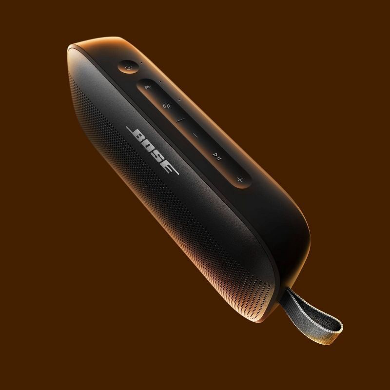 slide 6 of 10, Bose SoundLink Flex Portable Bluetooth Waterproof Speaker (2nd Gen) - Black, 1 ct