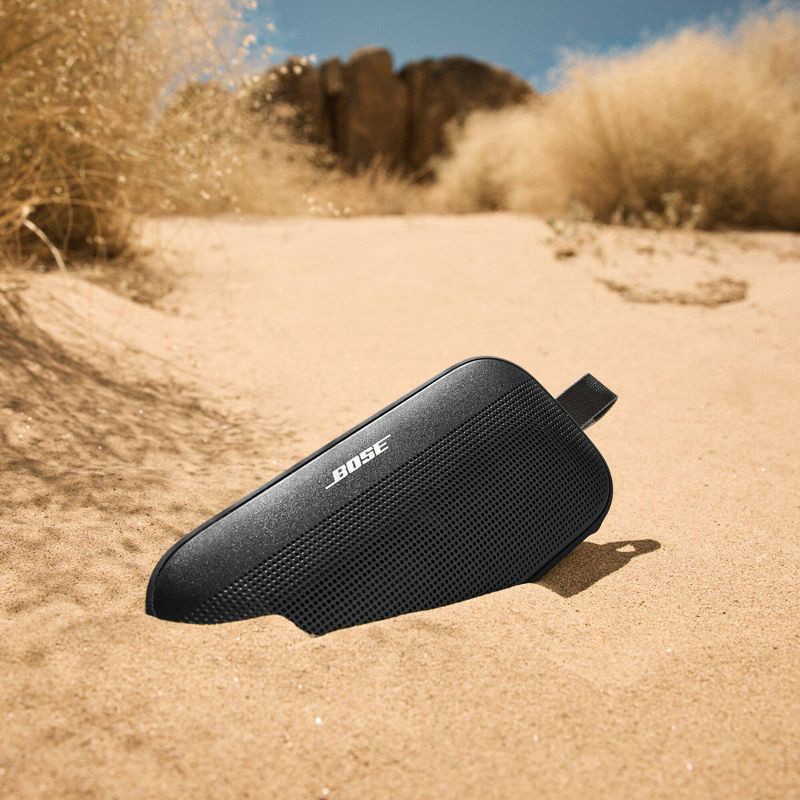 slide 10 of 10, Bose SoundLink Flex Portable Bluetooth Waterproof Speaker (2nd Gen) - Black, 1 ct