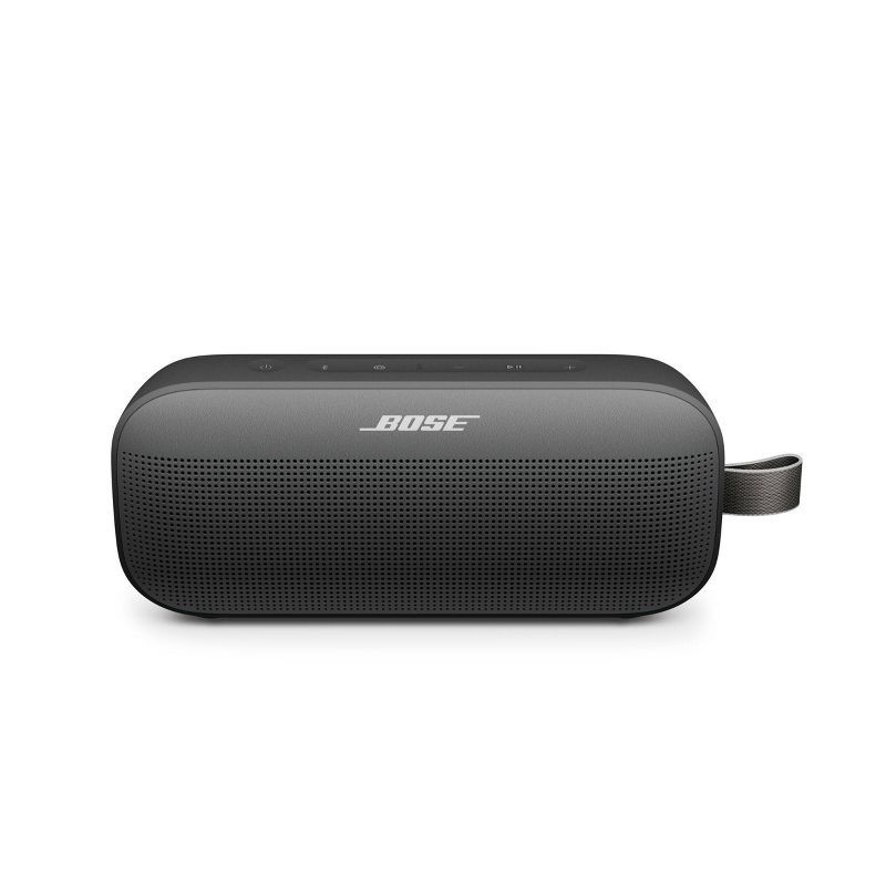 slide 1 of 10, Bose SoundLink Flex Portable Bluetooth Waterproof Speaker (2nd Gen) - Black, 1 ct