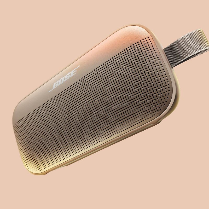 slide 2 of 12, Bose SoundLink Flex Portable Bluetooth Waterproof Speaker (2nd Gen) - Sandstone, 1 ct