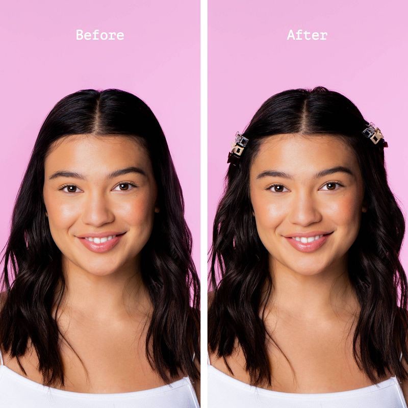 slide 5 of 8, Gimme Beauty Fine Mini Square Claw Clip - 12pc, 12 ct