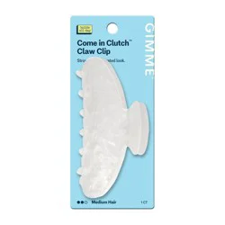 Gimme Beauty Come in Clutch Claw Clip for Medium Hair - Pearl: Hair Styling, Normal Hair, 1 Piece, ABS Material
