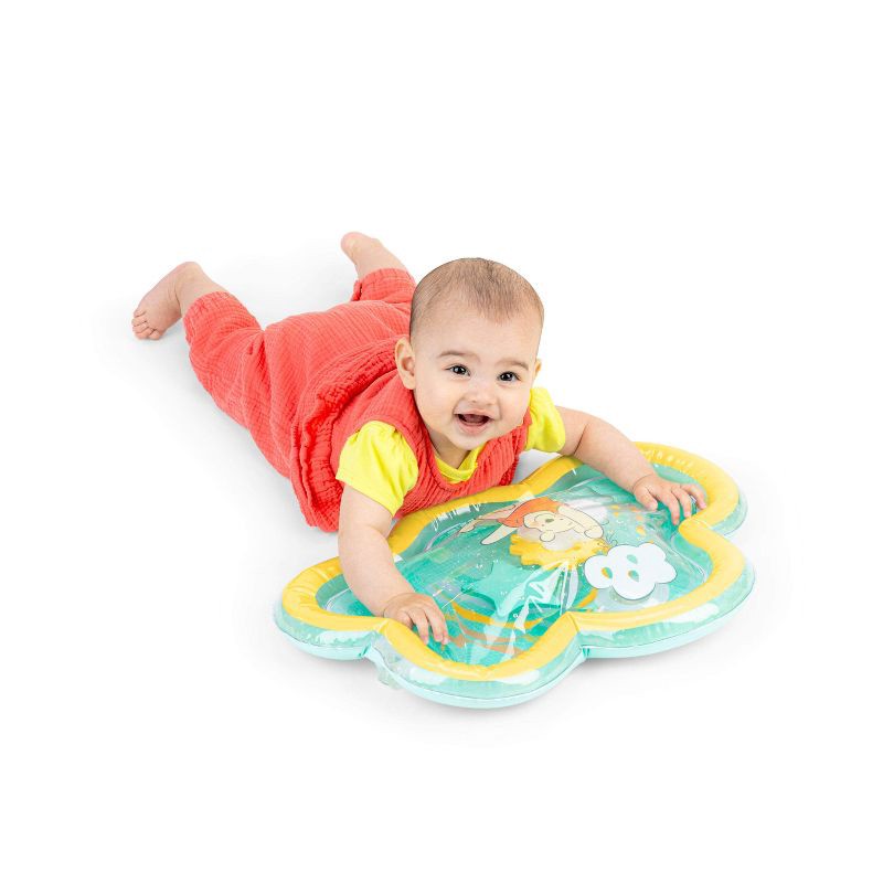 slide 12 of 15, Bright Starts Disney Winnie the Pooh Once Upon a Tummy Time Water Mat - Blue, 1 ct