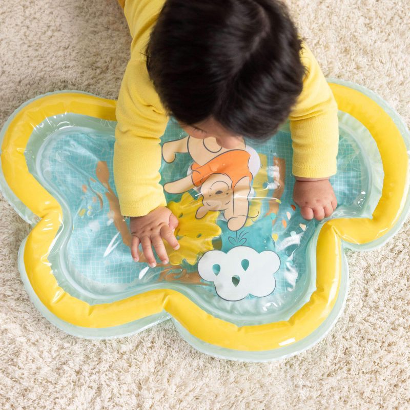 slide 4 of 15, Bright Starts Disney Winnie the Pooh Once Upon a Tummy Time Water Mat - Blue, 1 ct