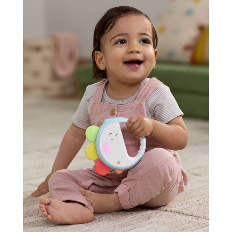 slide 4 of 4, Skip Hop Feeling Clucky 3-in-1 Tambourine Toy, 1 ct