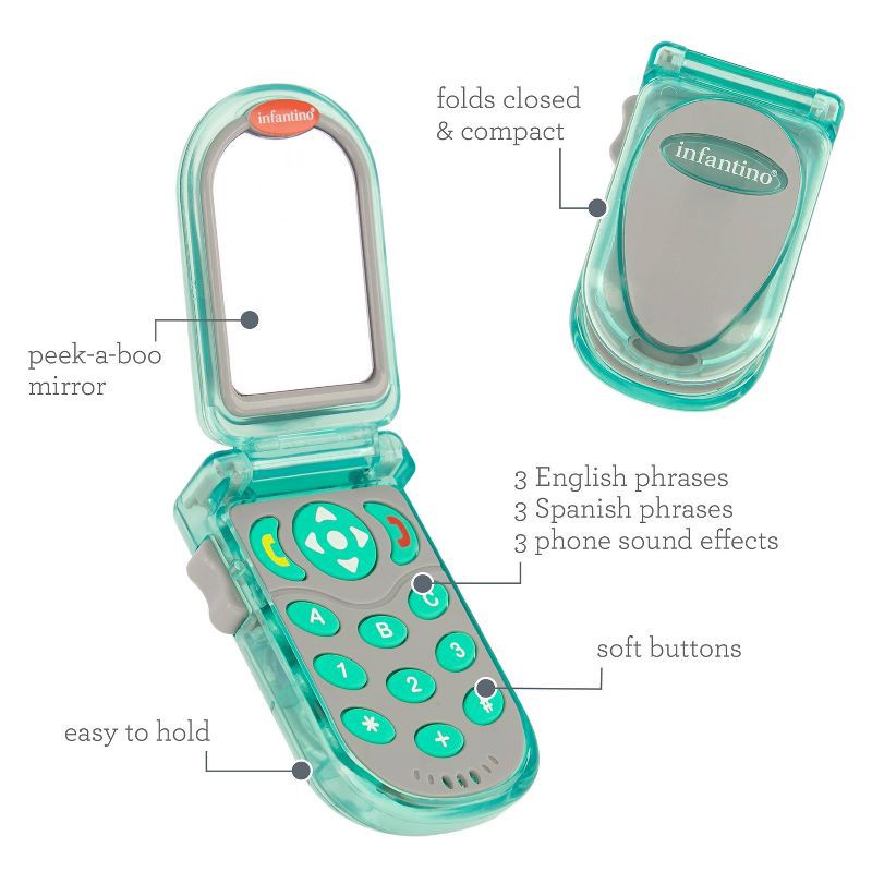 slide 5 of 10, Infantino Flip and Peek Fun Phone, 1 ct