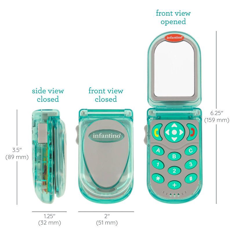 slide 6 of 10, Infantino Flip and Peek Fun Phone, 1 ct