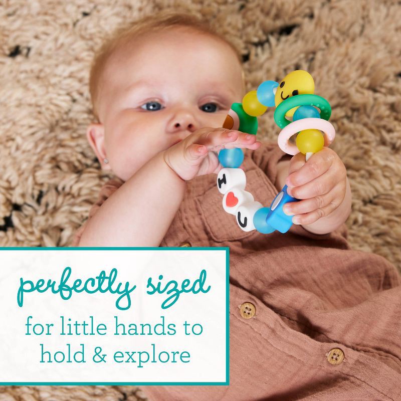 slide 4 of 6, Infantino Busy Beads Silicone Friendship Bracelet, 1 ct