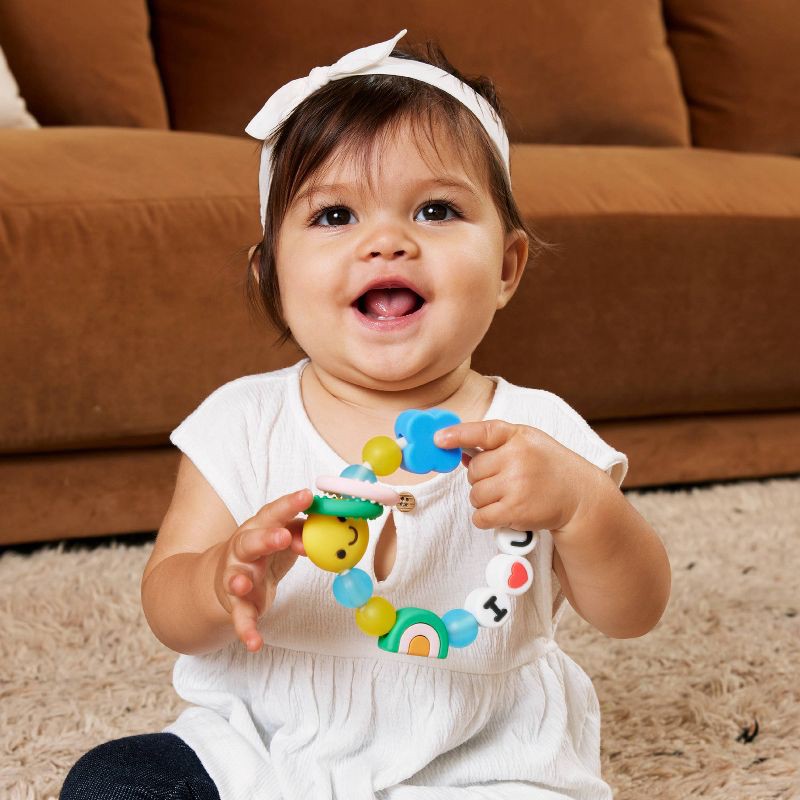 slide 6 of 6, Infantino Busy Beads Silicone Friendship Bracelet, 1 ct