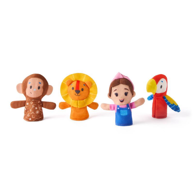 slide 2 of 9, Ms. Rachel Finger Zoo Puppet Friends Set - 4pk, 4 ct