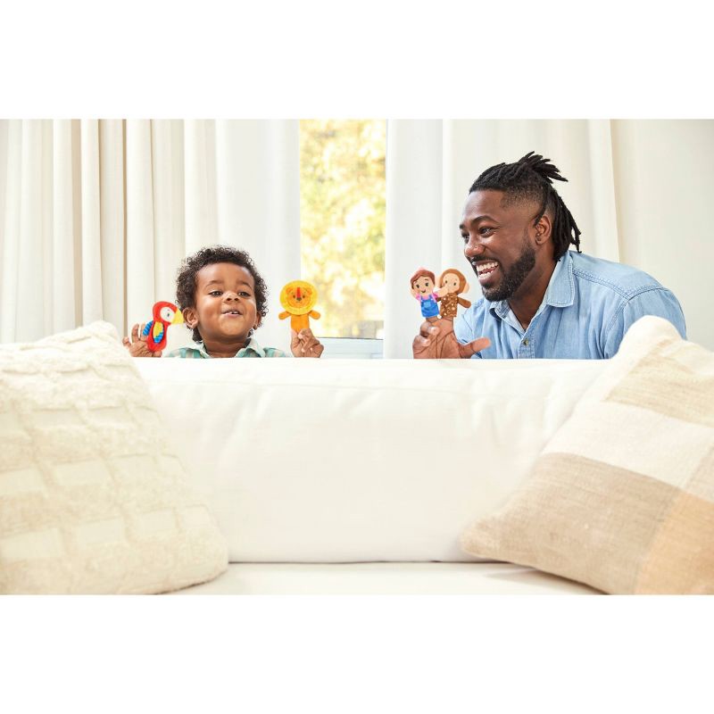 slide 7 of 9, Ms. Rachel Finger Zoo Puppet Friends Set - 4pk, 4 ct