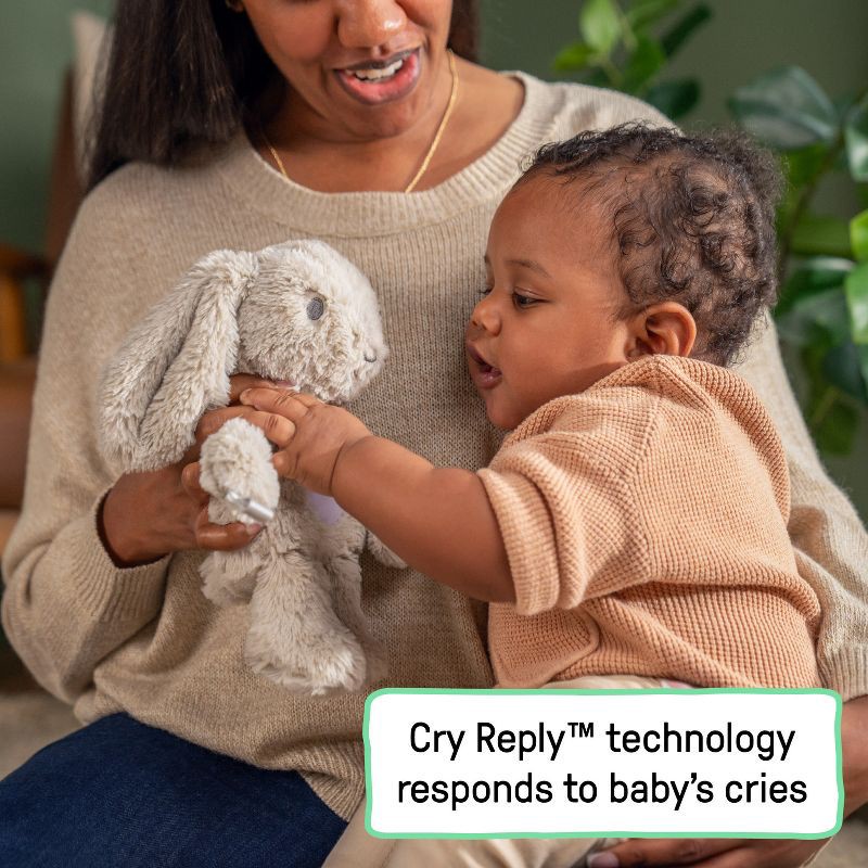 slide 3 of 12, Ingenuity Sylvi Plush Soother, Activates With Cries and Motion, Lights, Music, Attaches to Pacifier, 1 ct