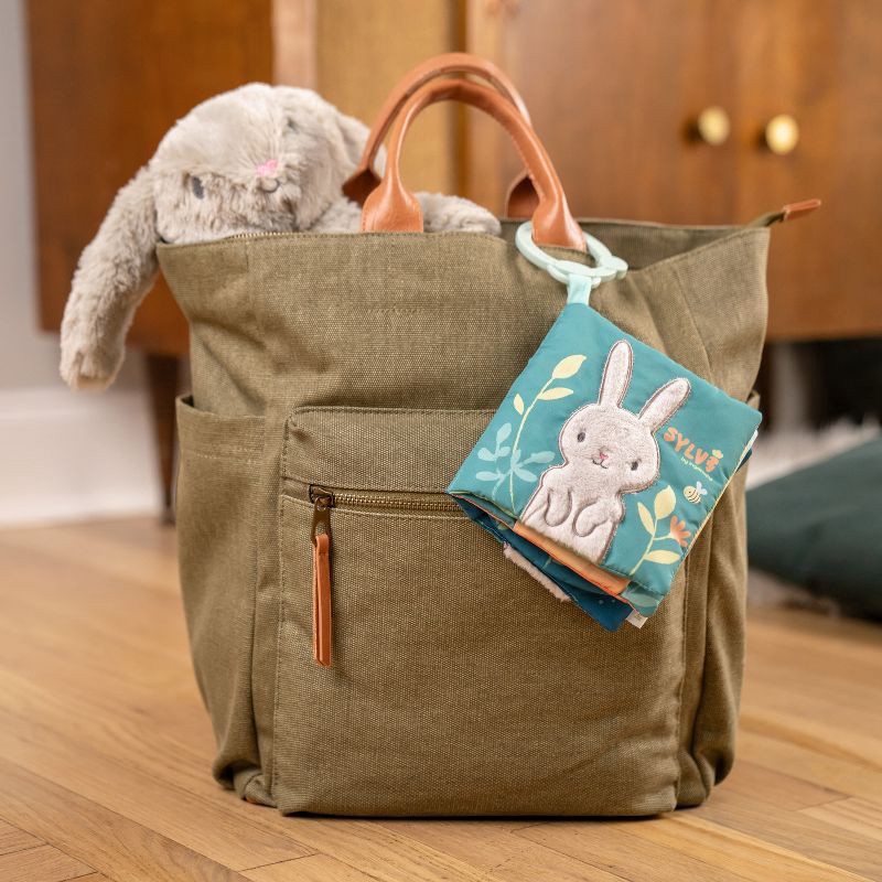 slide 12 of 12, Ingenuity Sylvi Plush Soother, Activates With Cries and Motion, Lights, Music, Attaches to Pacifier, 1 ct