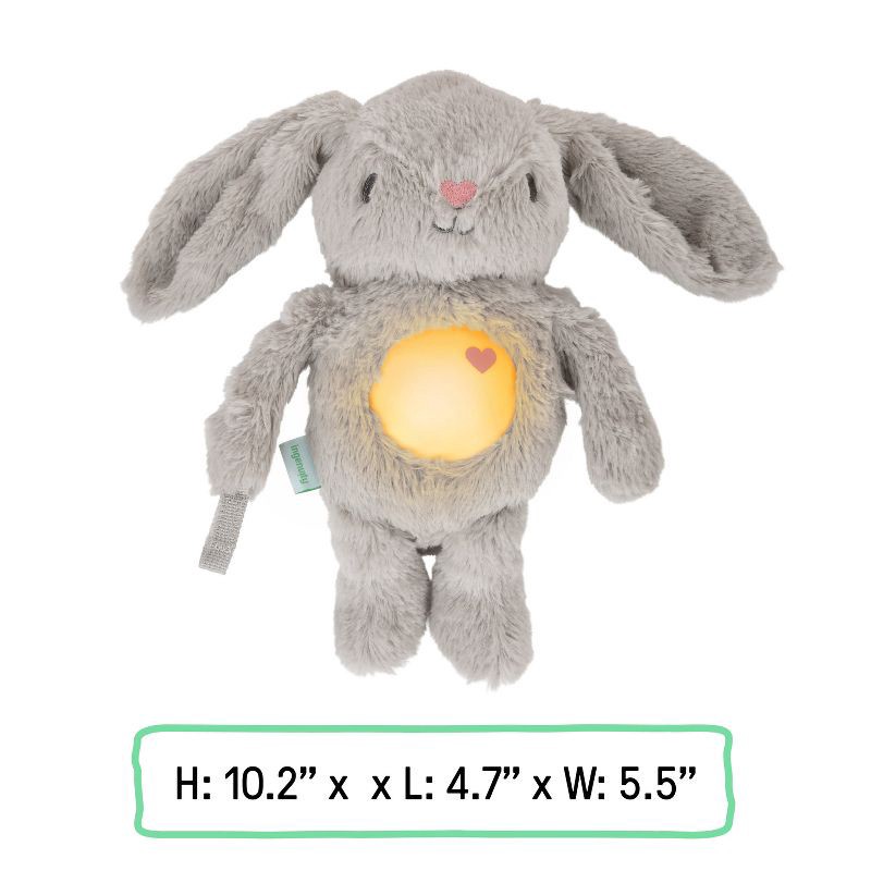 slide 7 of 12, Ingenuity Sylvi Plush Soother, Activates With Cries and Motion, Lights, Music, Attaches to Pacifier, 1 ct