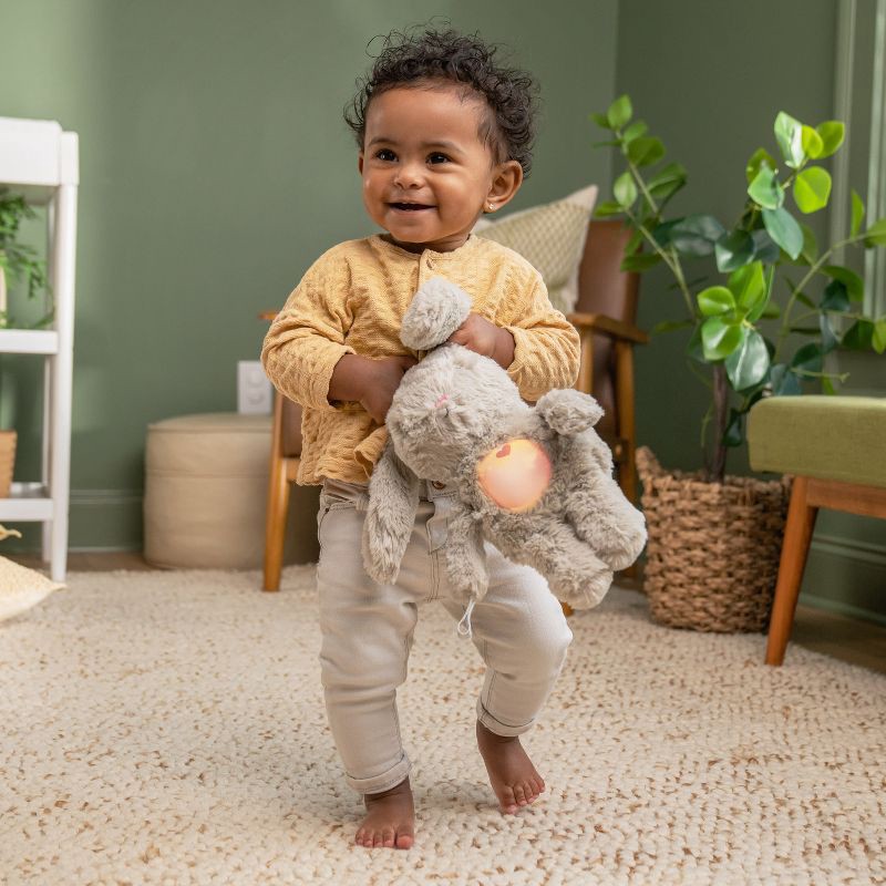 slide 8 of 12, Ingenuity Sylvi Plush Soother, Activates With Cries and Motion, Lights, Music, Attaches to Pacifier, 1 ct