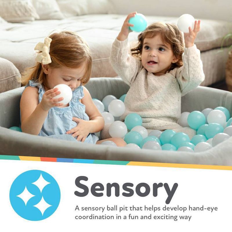 slide 2 of 6, Nuby Aqua Ball Pit - 200pcs, 200 ct