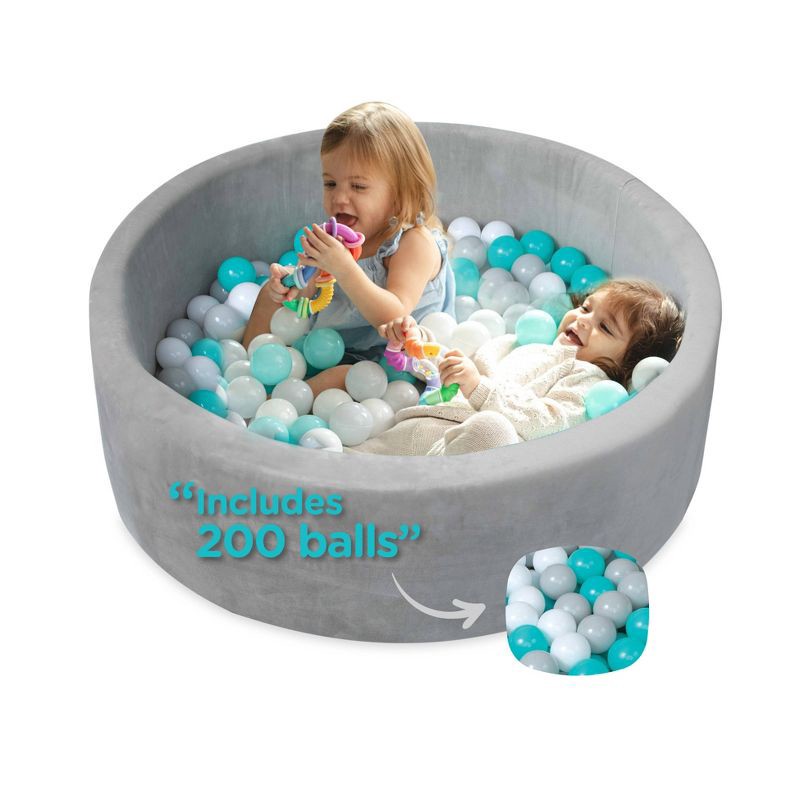 slide 1 of 6, Nuby Aqua Ball Pit - 200pcs, 200 ct