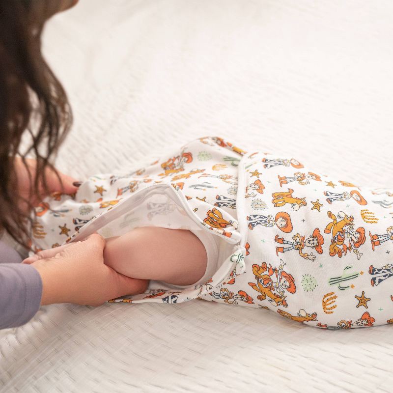 slide 7 of 9, aden + anais essentials Baby 100% Cotton Quick Change Easy 3pk Sleeveless Swaddle Wraps - Toy Story 0-3m, 3 ct