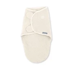 SwaddleMe by Ingenuity Original Muslin Baby Swaddle 0-3 Months - Cream
