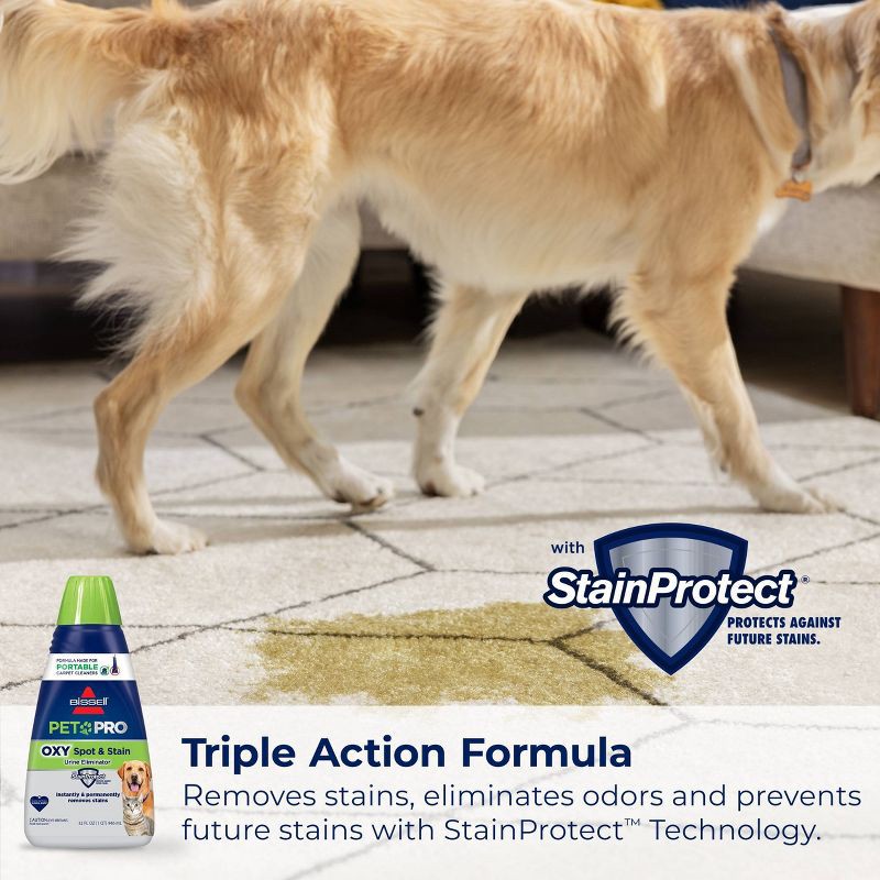 slide 7 of 8, BISSELL Little Green Pet Pro On-Board Tool Portable Carpet Cleaner 3908 - 4" Cleaning Path Black, 1 ct