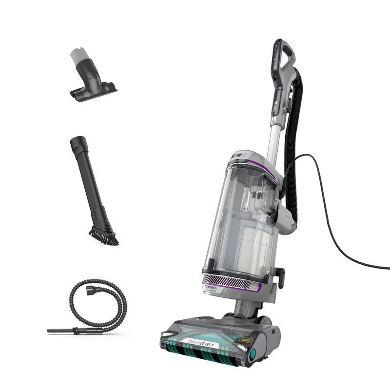 slide 1 of 22, Shark PowerDetect Upright Vacuum AZ3901 12" Cleaning Path Purple: HEPA Filter, Pet Hair, Multi-Surface, 1 ct