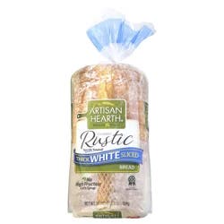 Artisan Hearth Rustic Sliced Thick White Bread 22 oz