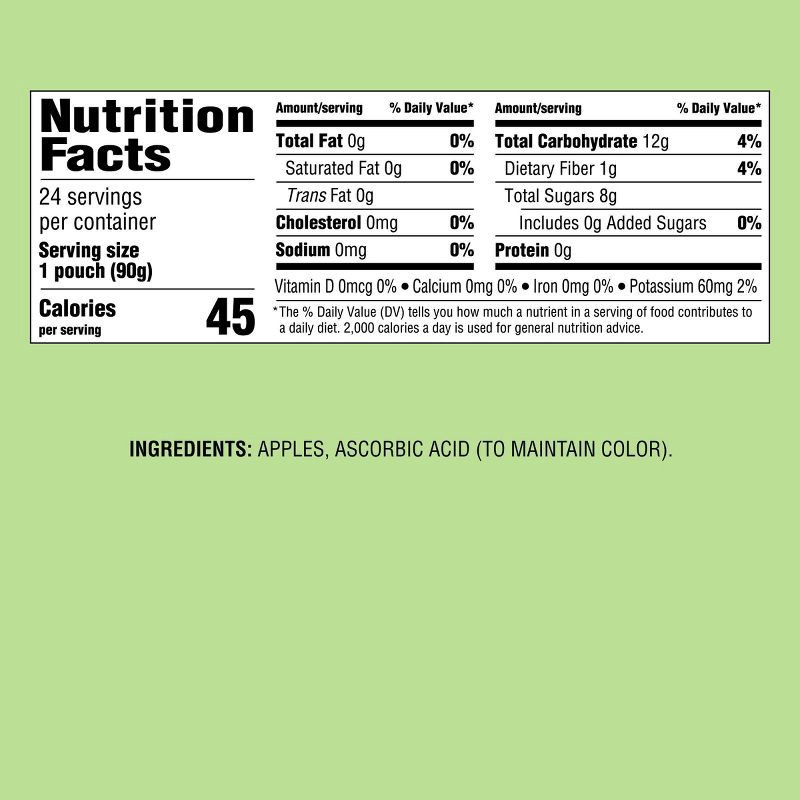 slide 5 of 5, Unsweetened Apple Fruit Puree Pouches Applesauce Pouches - 24ct - Good & Gather™ - Good & Gather™, 24 ct