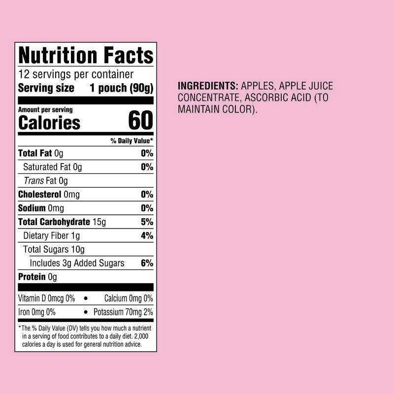 slide 5 of 5, Original Apple Fruit Puree Applesauce Pouches - 12ct - Good & Gather™, 12 ct