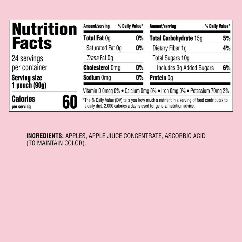 slide 5 of 5, Original Apple Fruit Puree Applesauce Pouches - 24ct - Good & Gather™, 24 ct