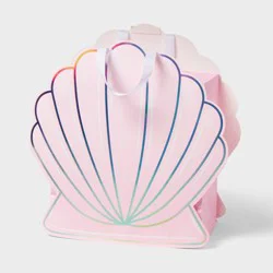 Medium Square Die Cut Shell Birthday Gift Bag Pink - Spritz™