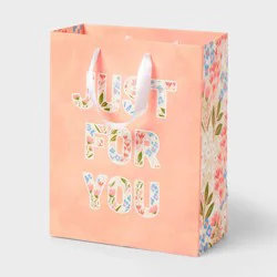 Small 'Just For You' Birthday Gift Bag Peach - Spritz™