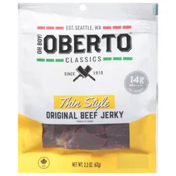Oberto Beef Jerky Original Thin Style (Bag)