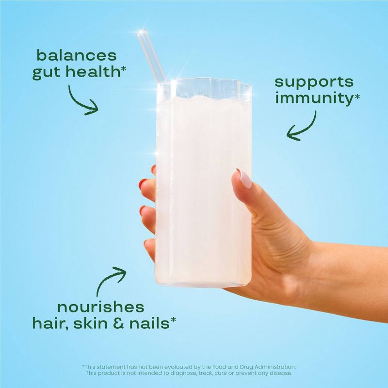 slide 4 of 5, BLOOM NUTRITION Colostrum & Collagen Peptides Powder Stick Packs - Unflavored - 0.99oz/7ct, 0.99 oz, 7 ct