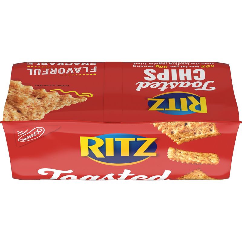 slide 3 of 14, RITZ Toasted Chips Veggie Crackers Party Snacks - 8.1oz, 8.1 oz