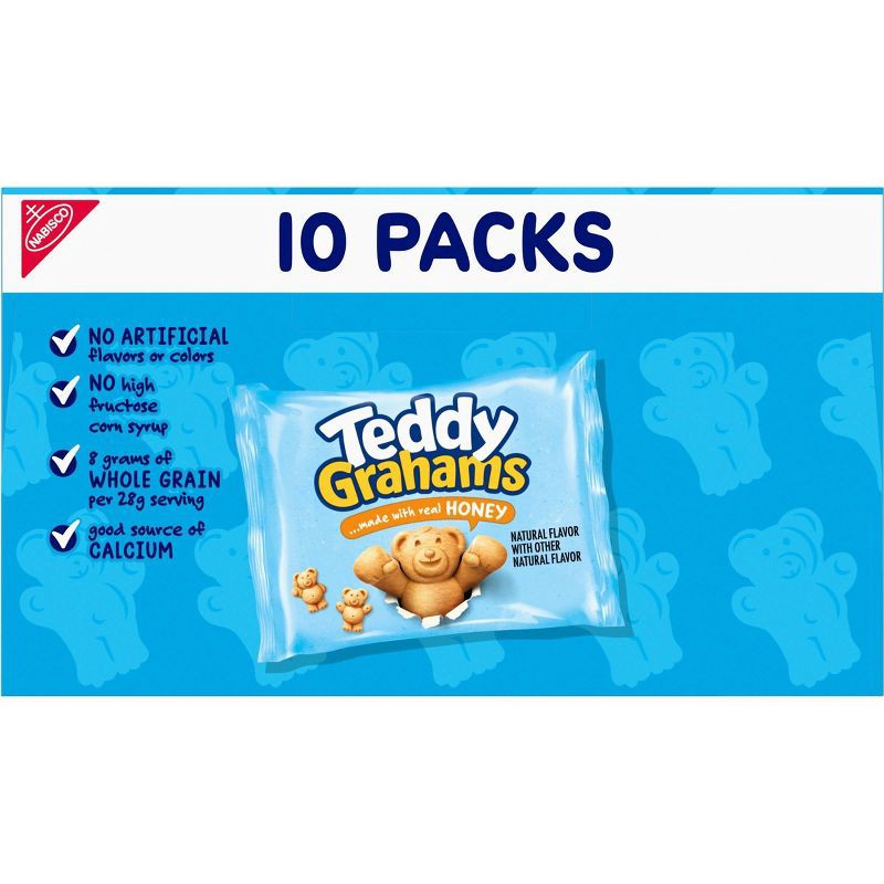 slide 13 of 16, Teddy Grahams Honey Kids' Snack Packs - 10oz/10ct, 10 ct; 10 oz