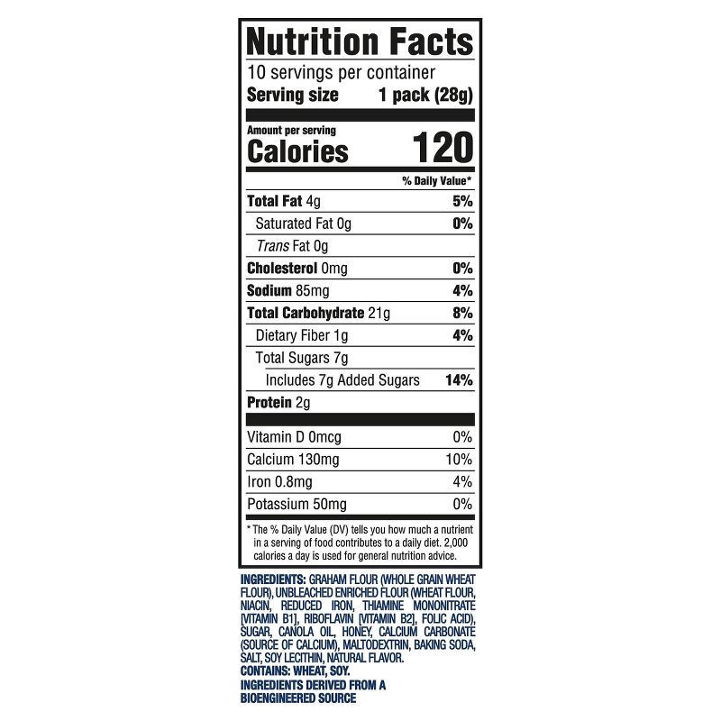 slide 5 of 16, Teddy Grahams Honey Kids' Snack Packs - 10oz/10ct, 10 ct; 10 oz