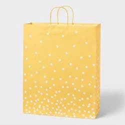 XLarge Polka Dot Gift Bag Yellow - Spritz™