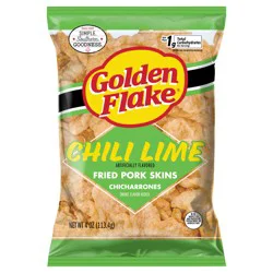 Golden Flake Golden Flake Chili Lime Pork Skin - 4 oz