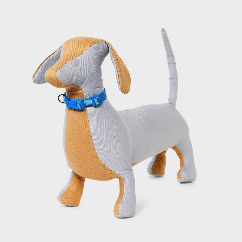 slide 3 of 3, Basic Adjustable Dog Collar with Matching Buckle - S - Blue- Boots & Barkley™, 1 ct