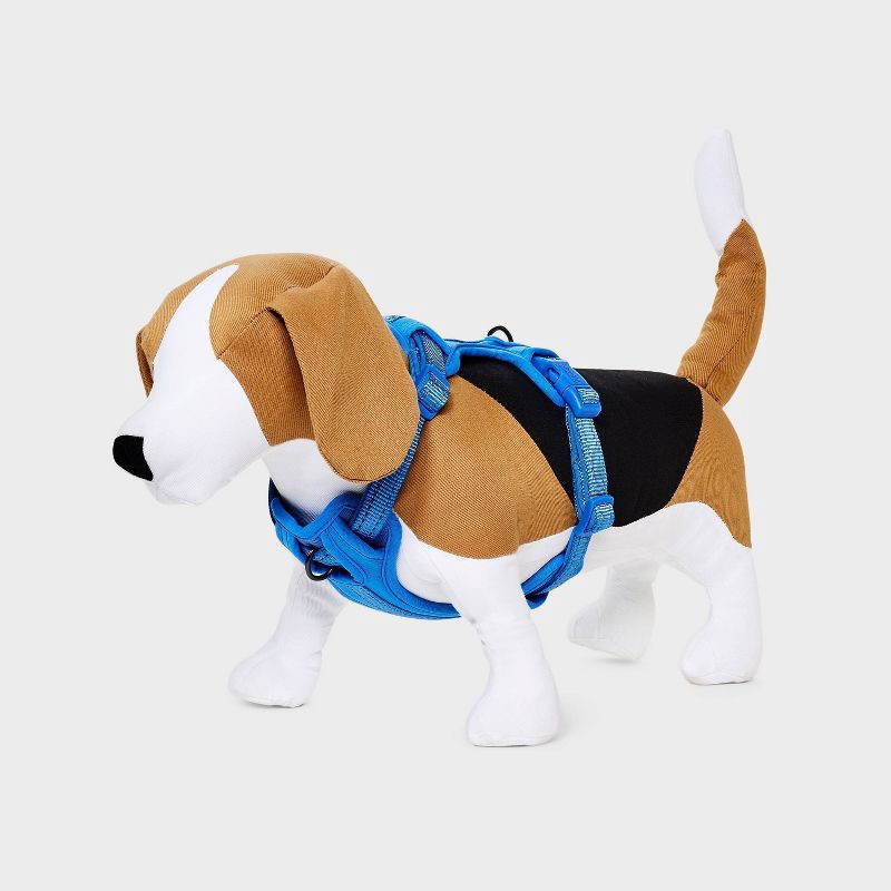 slide 1 of 3, Reflective, Adjustable and Reinforced Stitching Comfort Dog Harness - S - Blue - Boots & Barkley™, 1 ct